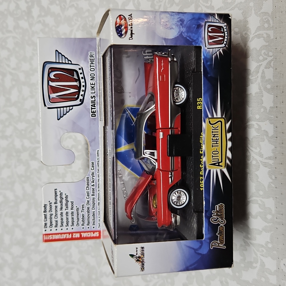 M2 Machines Red 1957 DeSoto Fireflite Premium Die-cast Car